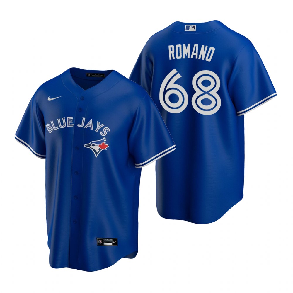 Men's Toronto Blue Jays #68 Jordan Romano Nike Royal Cool Base Jersey